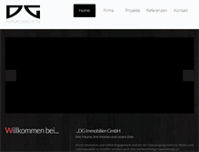 Tablet Screenshot of dg-immobilien.ch